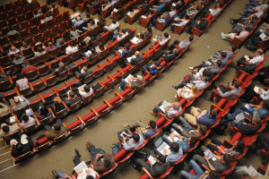 Close up conference in The Municipality of Topeiros